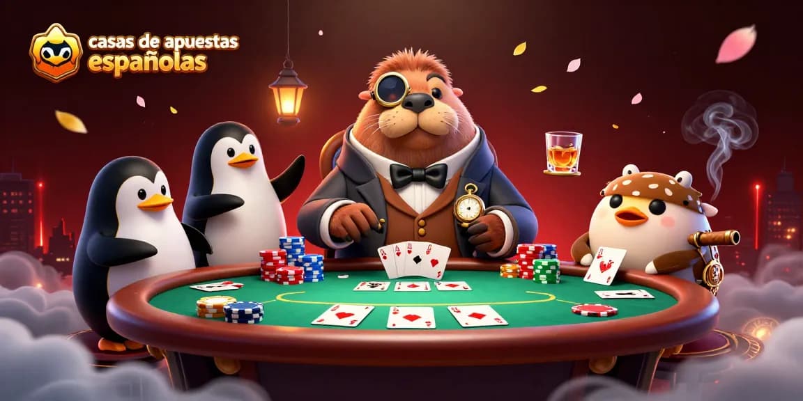Los jugadores en una mesa de póker muestran sus apuestas en las casas de apuestas españolas.