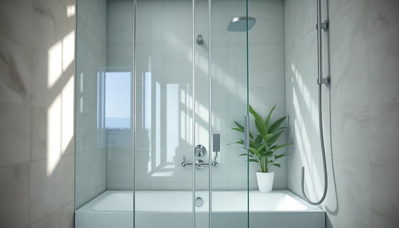 Erkunden Sie die elegante sonni Duschkabine mit Glasdesign und modernen Armaturen.
