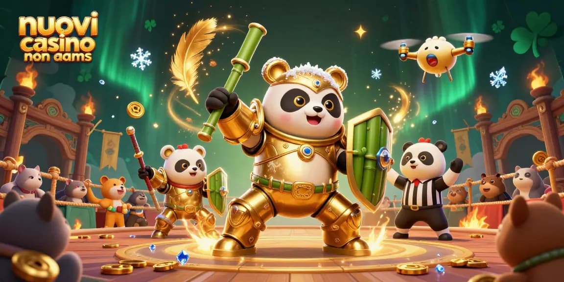 Gioca nei nuovi casino non AAMS e scopri avventure uniche con il panda dorato.