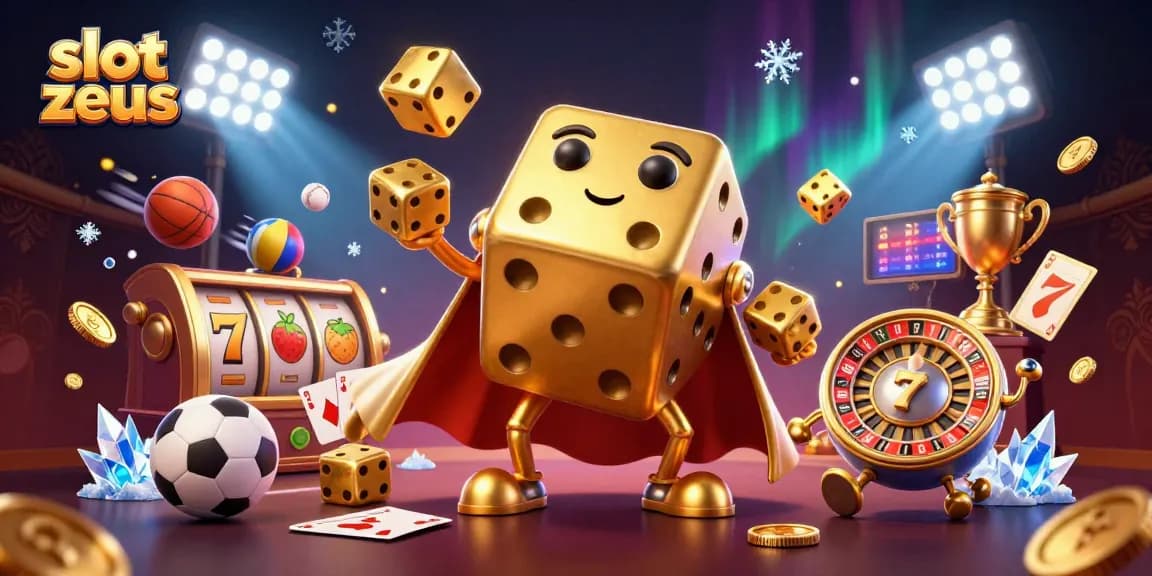 Experience dynamic gameplay with slot zeus featuring a golden dice golem and jackpot symbols!