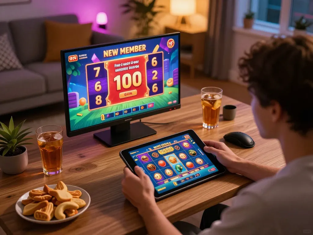 Engaging with online casino while enjoying bonus new member 100 gaming benefits.