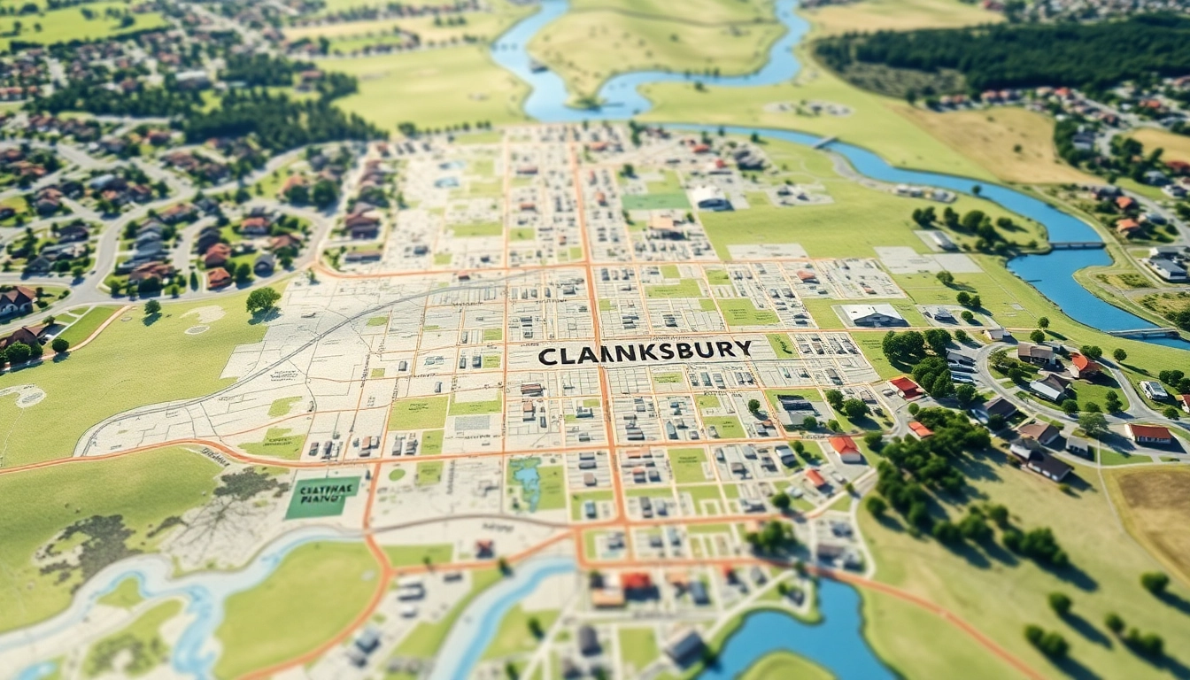 Explore the detailed Clarksburg California map featuring local landmarks and streets.