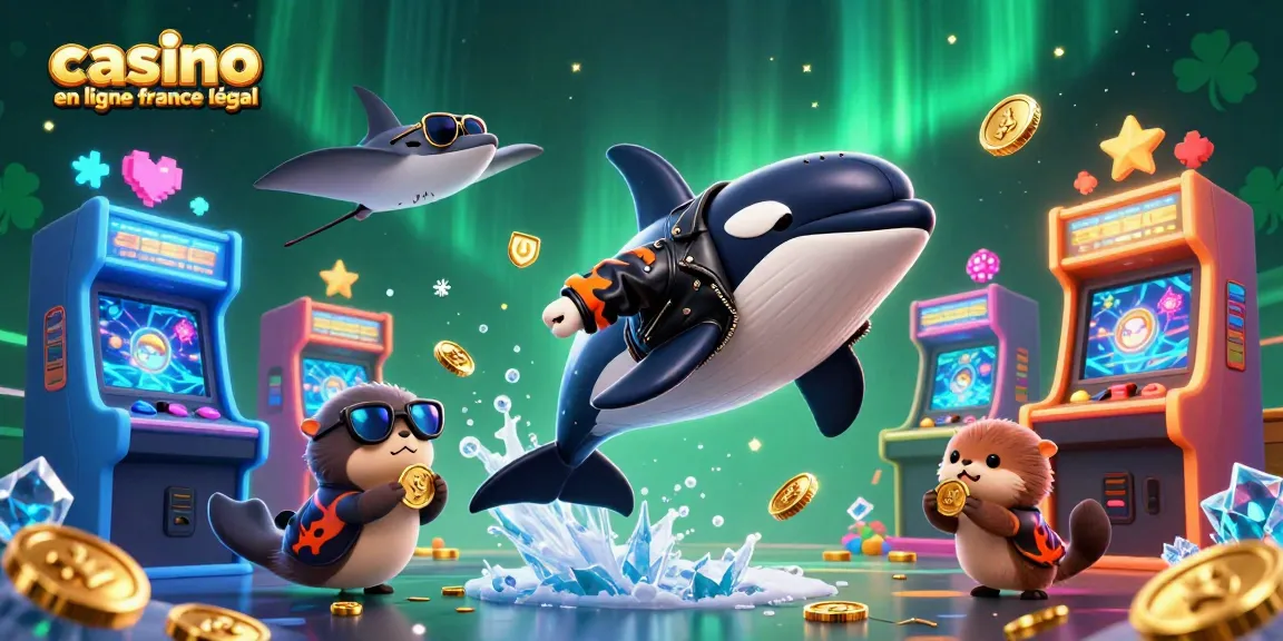 Image illustrant le casino en ligne France légal, avec des personnages interactifs et éléments de jeu dynamique.