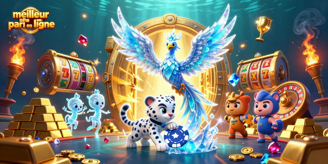 Découvrez la magie du meilleur site de paris en ligne avec un phœnix de glace et des éléments de jeu fascinants.