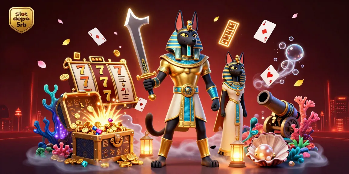 Engage with the excitement of slot depo 5rb, exploring vibrant animated elements and dynamic gaming graphics.