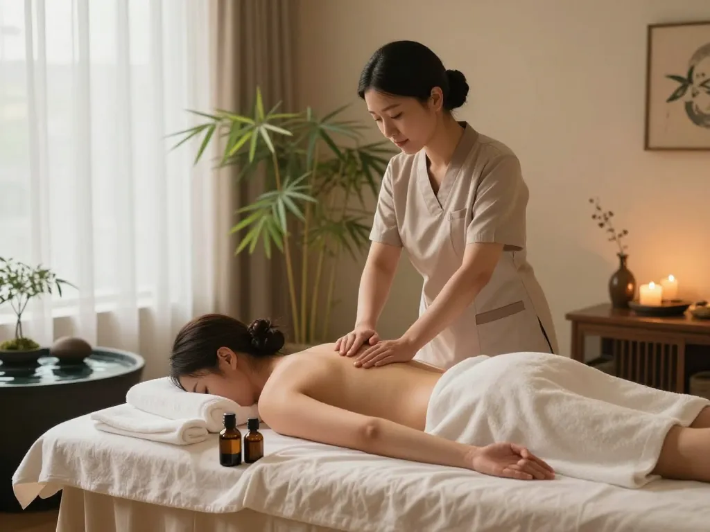Experience calming 대구스웨디시 massage therapy in a serene spa setting, featuring soothing decor and expert massage techniques.