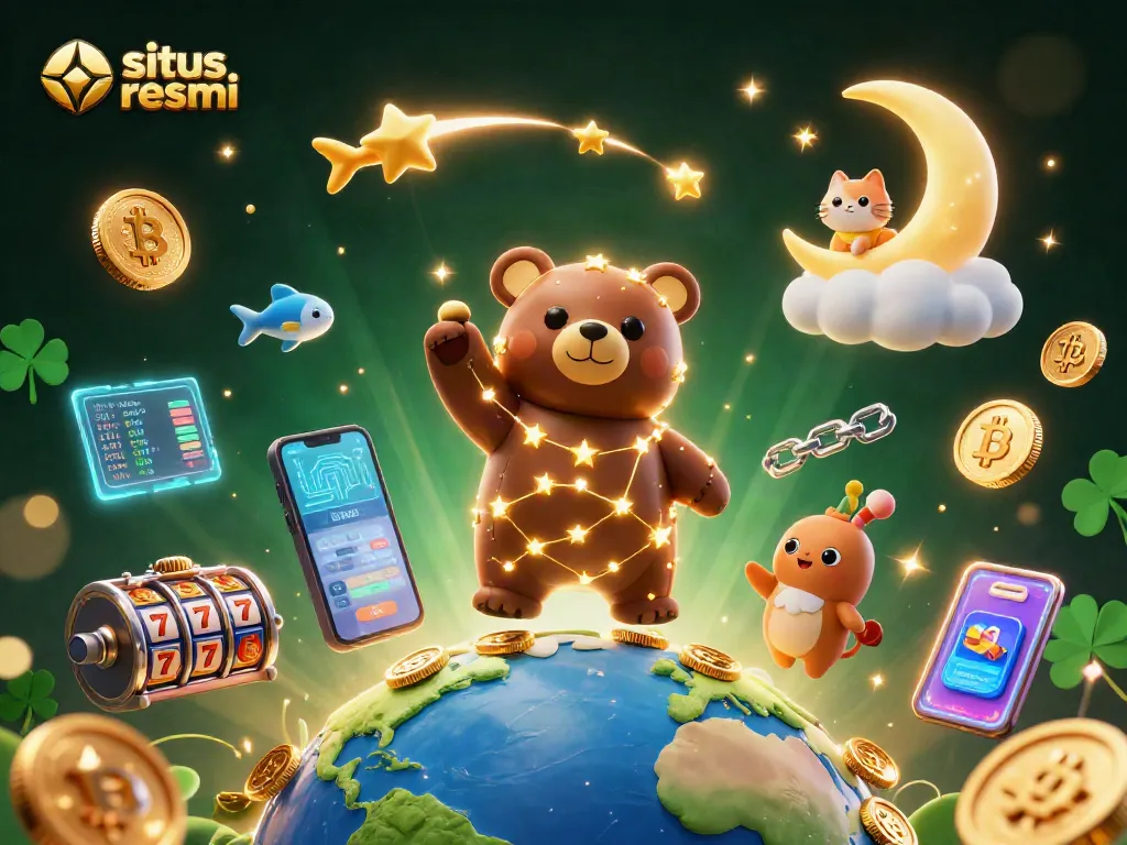 Play thrilling casino games on situs resmi with an electrifying atmosphere from cosmic characters and dynamic elements.