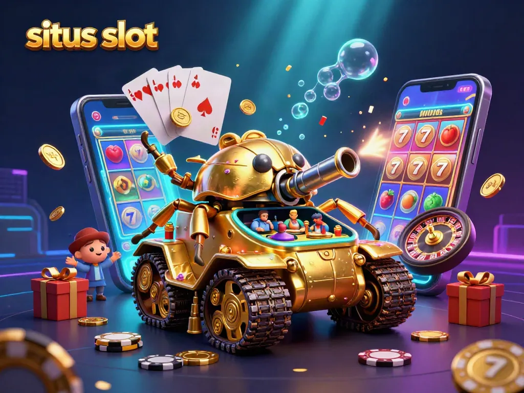Spin colorful slot games and earn coins with the innovative situs slot gaming environment.