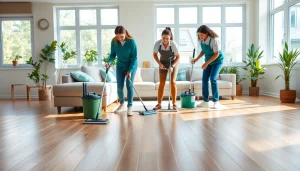 Cleaning Service team enhancing home ambiance with professional expertise.