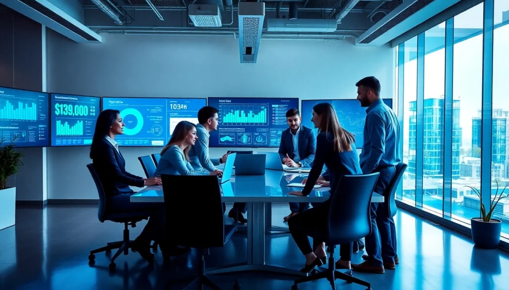 Enhancing IT efficiency in Tampa through teamwork and technology in a modern office.