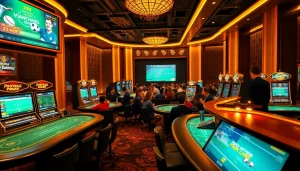 Engage in trực tiếp bóng đá VanKhanhTV while enjoying an immersive casino experience with exciting betting opportunities.
