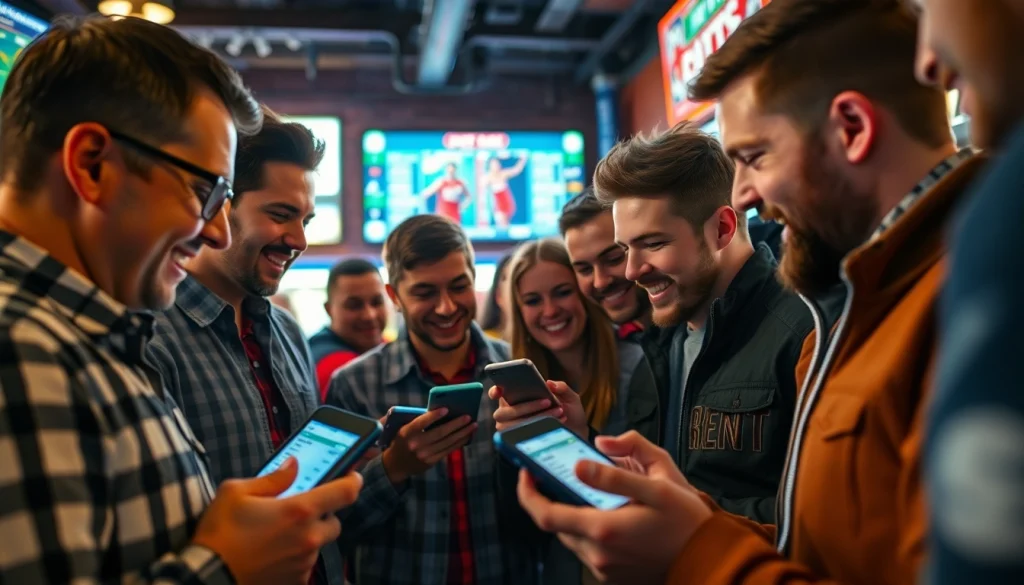 Engaged bettors exploring sports betting sites Manitoba for an electrifying experience.