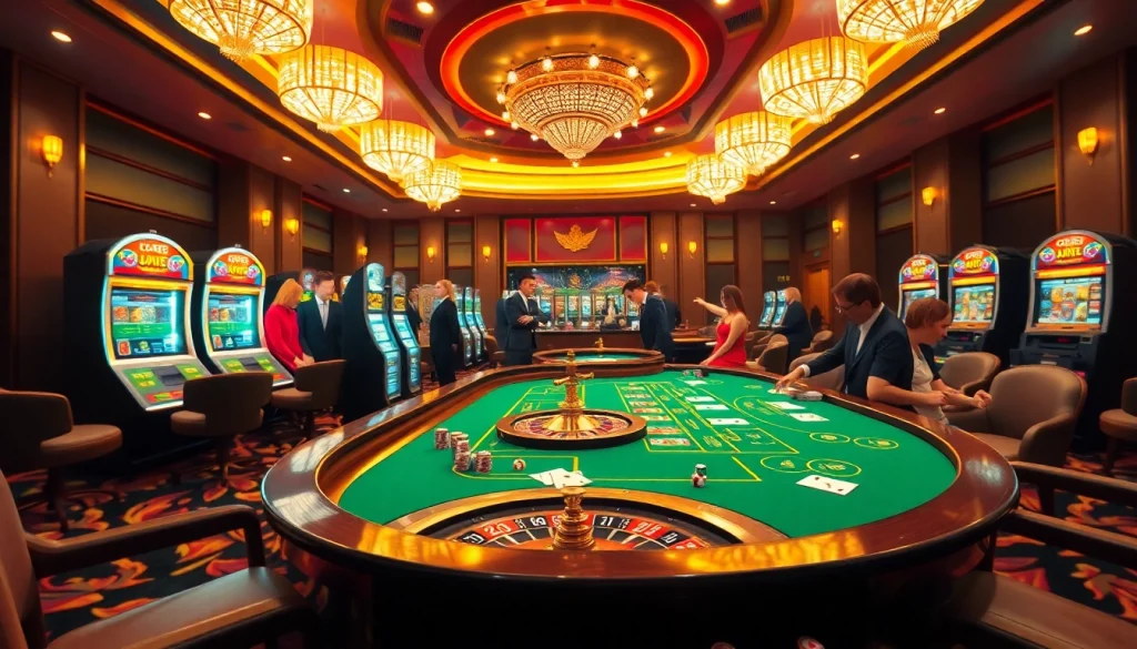 Experience the thrill of gambling at uu88.casa with a luxurious casino ambiance full of lively roulette and poker action.