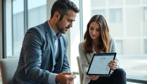 신용카드 현금화를 위한 재정 상담과 조언을 받는 모습.