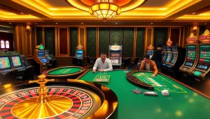Experience the thrills of link 188bet as players engage at an upscale casino table.