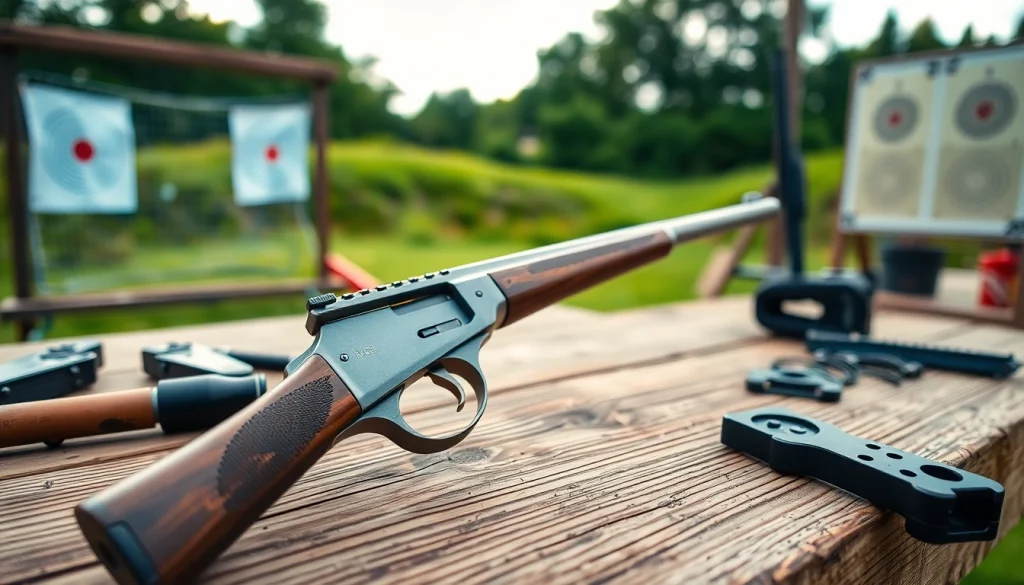 Alamo trigger showcasing precision engineering in a shooting range.
