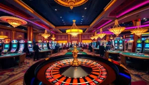 Experience the thrill of onicplay with vibrant casino games and excited players.