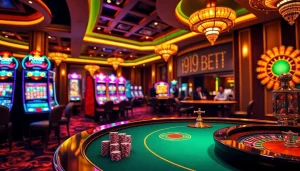 Experience the thrill of i9bet with vibrant casino tables, exciting slot machines, and engaging gameplay.