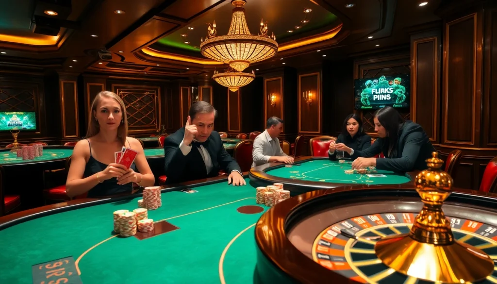 Engage in high-stakes gaming at the hidden wiki tor casino, showcasing vibrant tables and intense players.