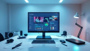 Video to promptgenerator interface in a modern digital workspace, showcasing AI analysis.