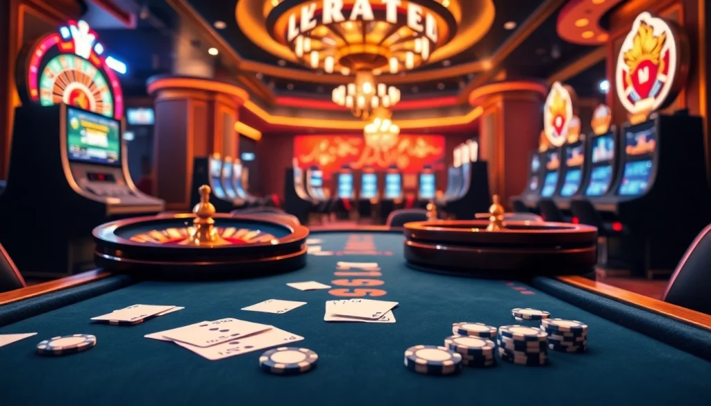 Vivez le frisson du casino en ligne Français avec des configurations de poker vibrantes et des éléments de luxe.