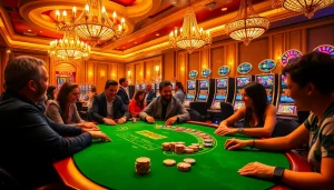 Gagnez gros au casino en ligne Français avec une action de poker dynamique et des roues de roulette en rotation.