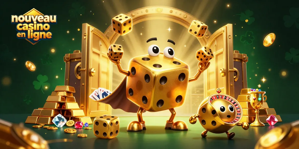 Explorez le nouveau casino en ligne avec des personnages dynamiques, des dés d'or et des trésors