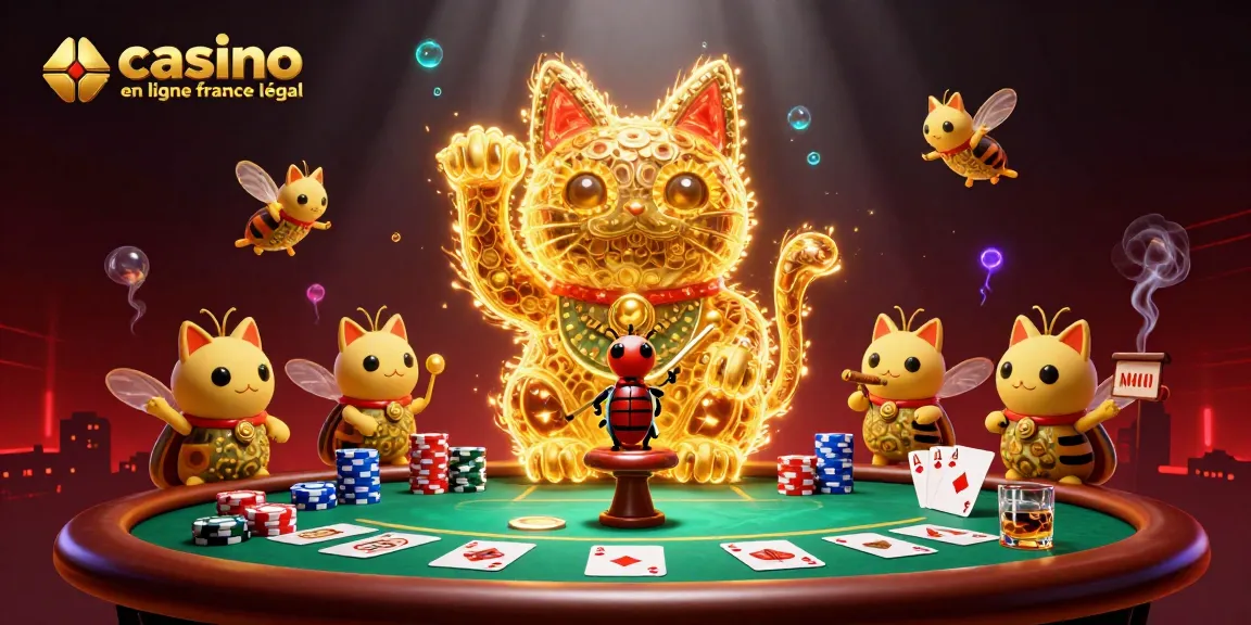 Découvrez les jeux captivants de casino en ligne en France légal avec un chat porte-bonheur.