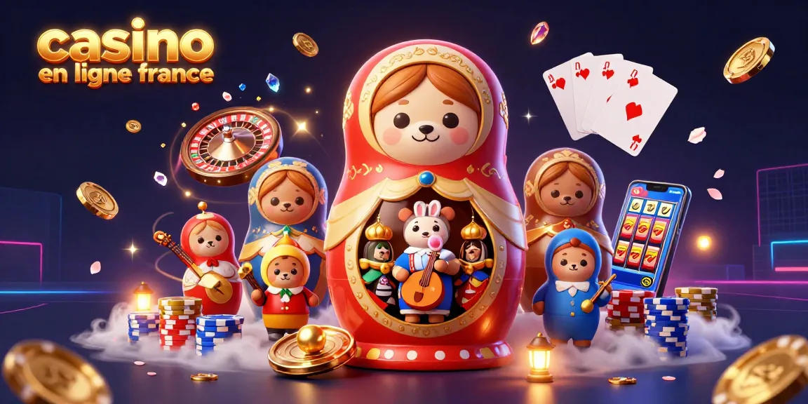Profitez d'une expérience immersive au casino en ligne France avec cette illustration captivante de jeux d'argent.