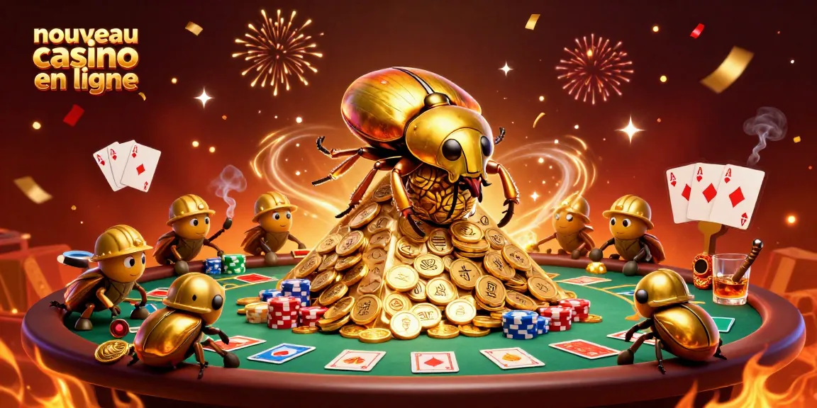 Visitez le nouveau casino en ligne avec des personnages animés et des éléments de jeu colorés.