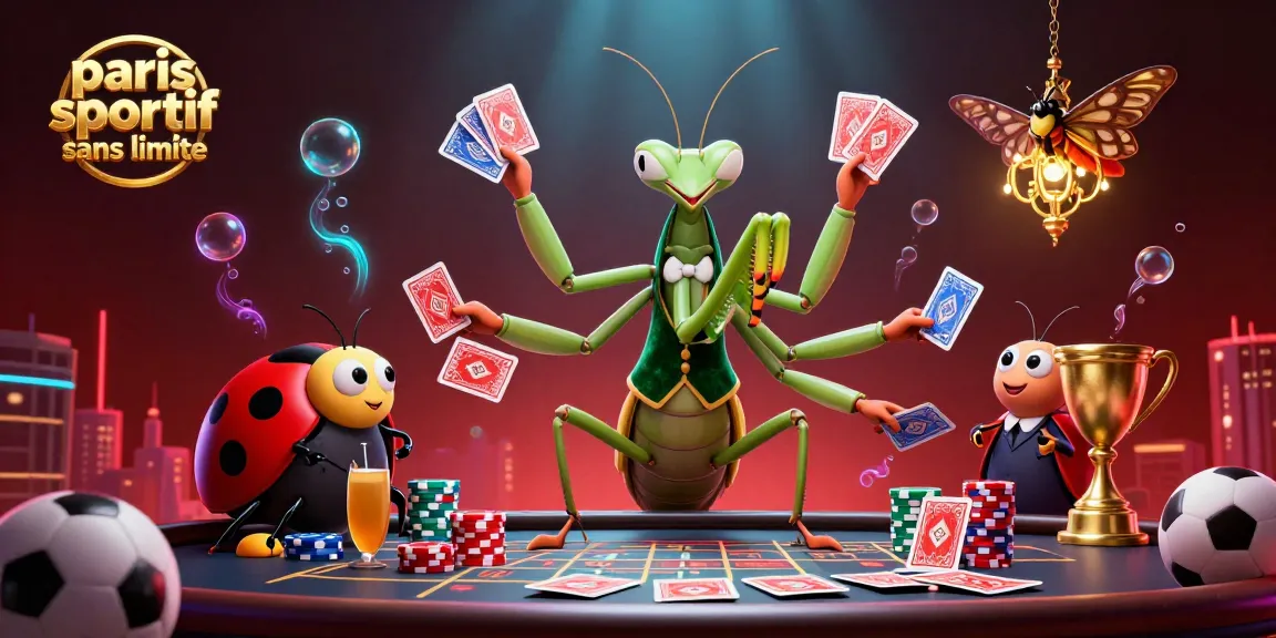 Pariez sans limite avec des personnages de casino, sports et gains en direct sur paris sportif sans limite.