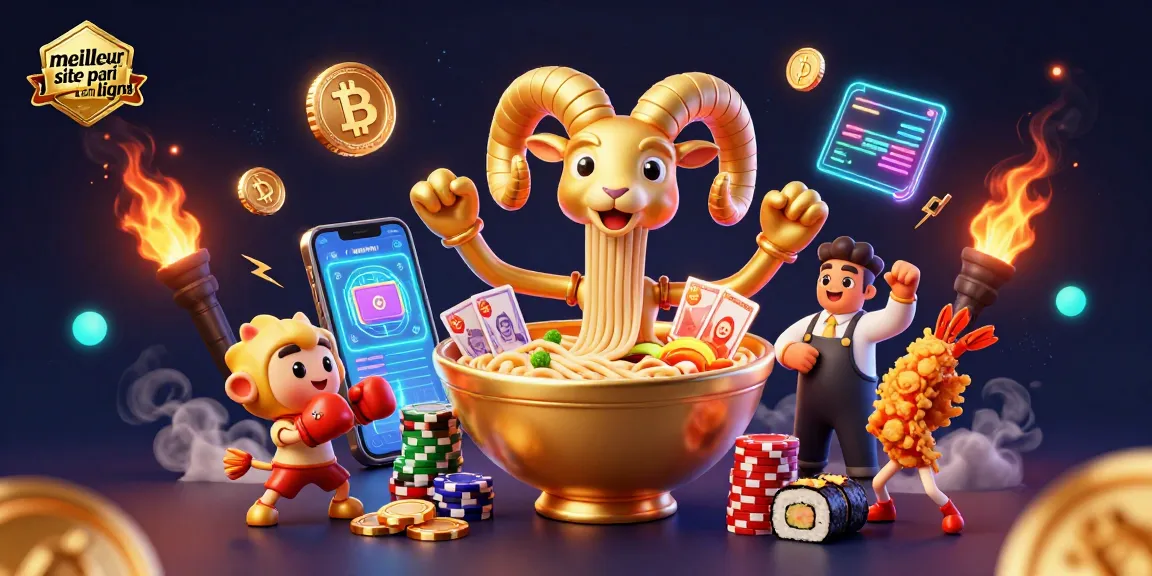 Pariez sur le meilleur site de pari en ligne avec des personnages cartoon dynamiques et des éléments de casino.
